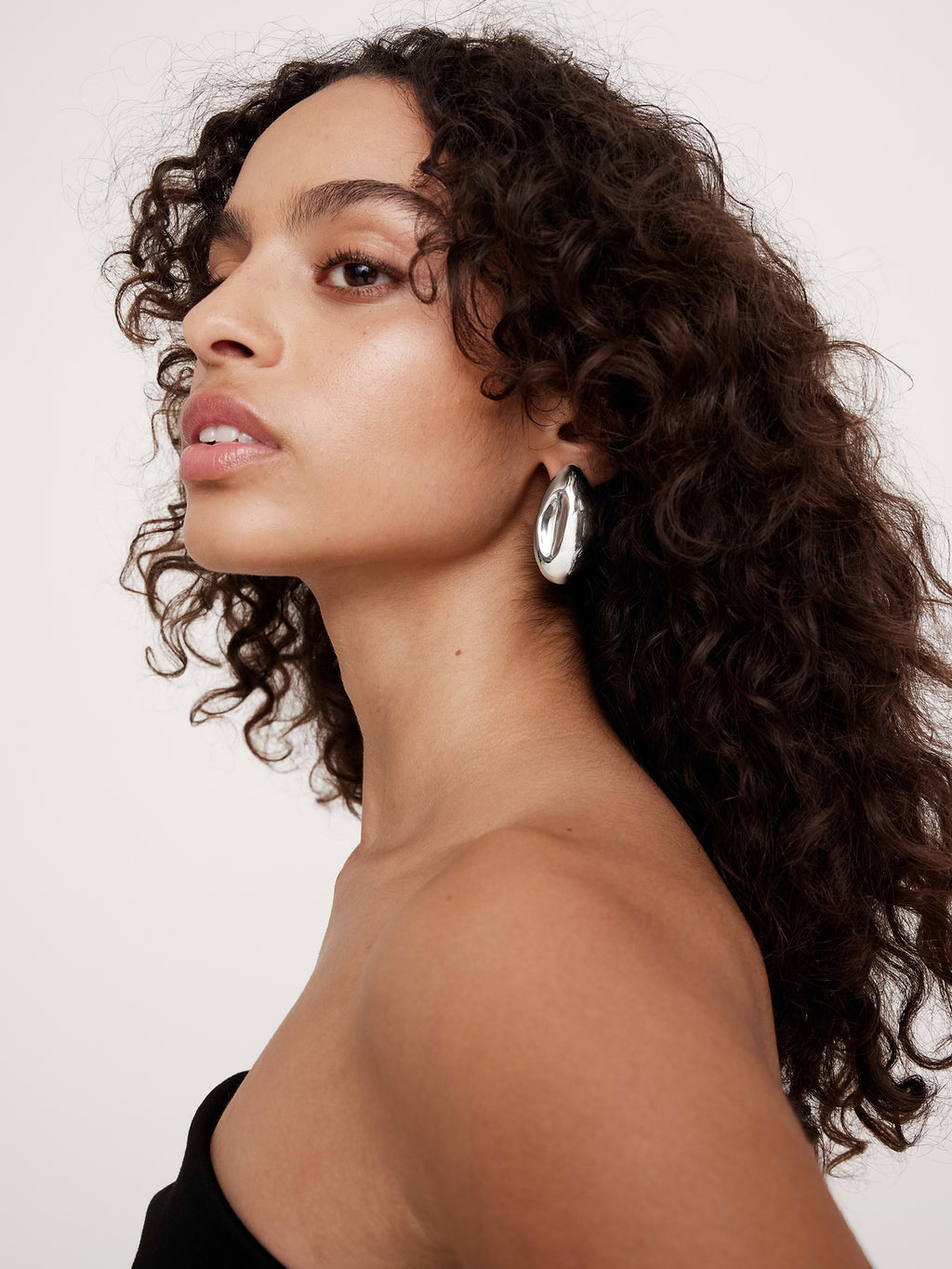 Sculptural Forms Earrings by Aureus + Argent - Silver