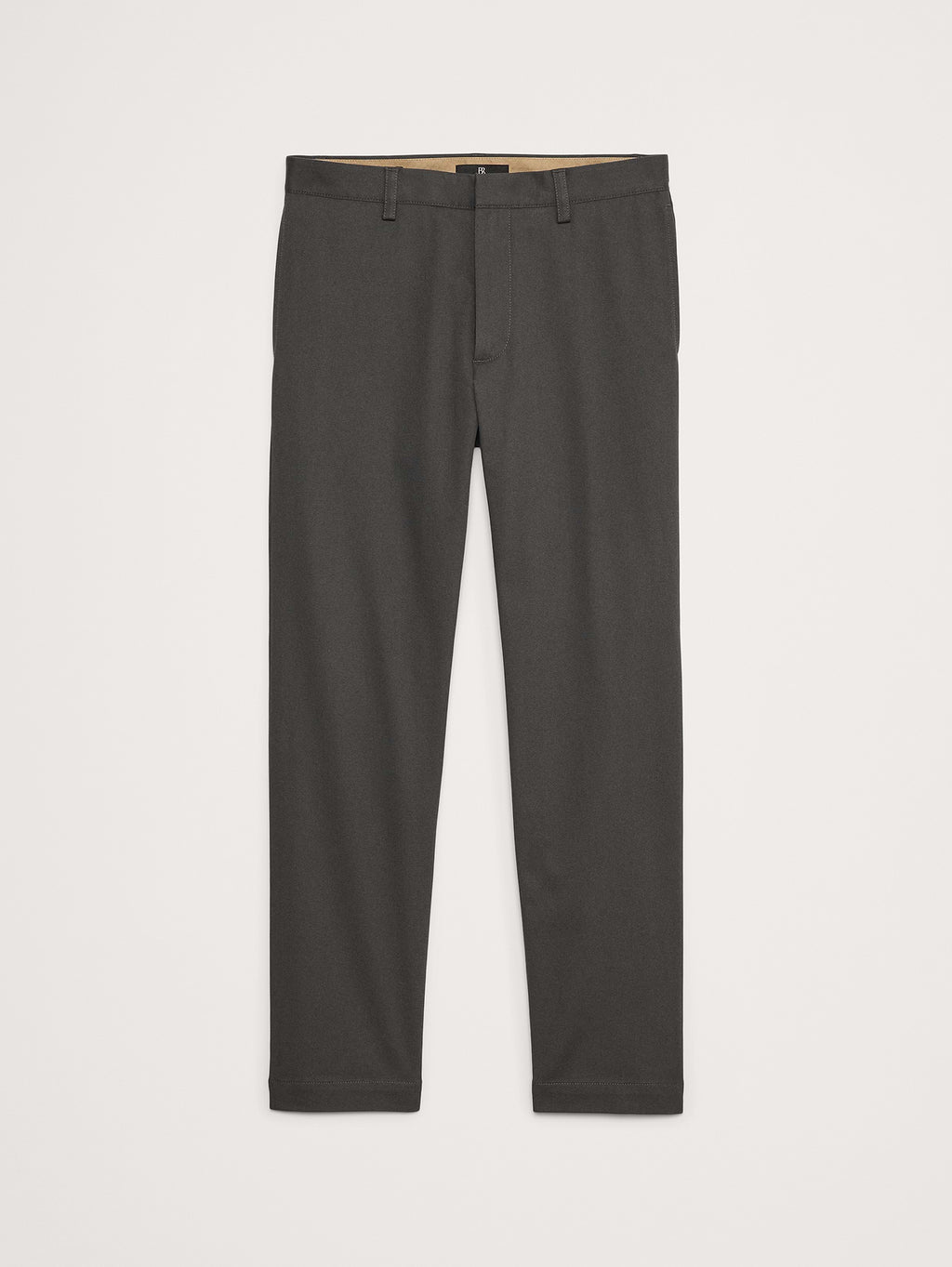 Straight Italian-Stretch Chino - Charcoal Gray