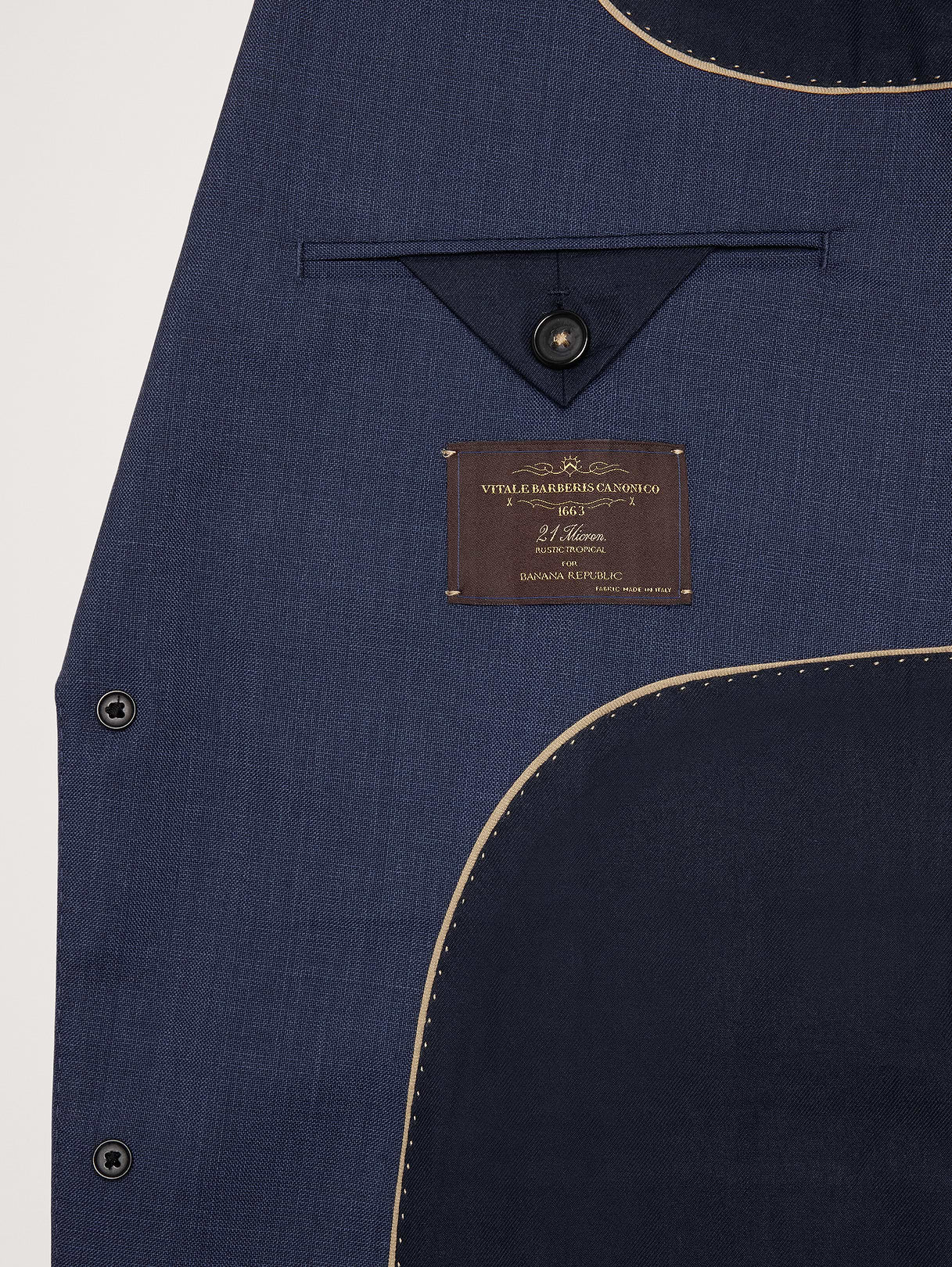 Signature Italian Rustico Suit Jacket - Blue