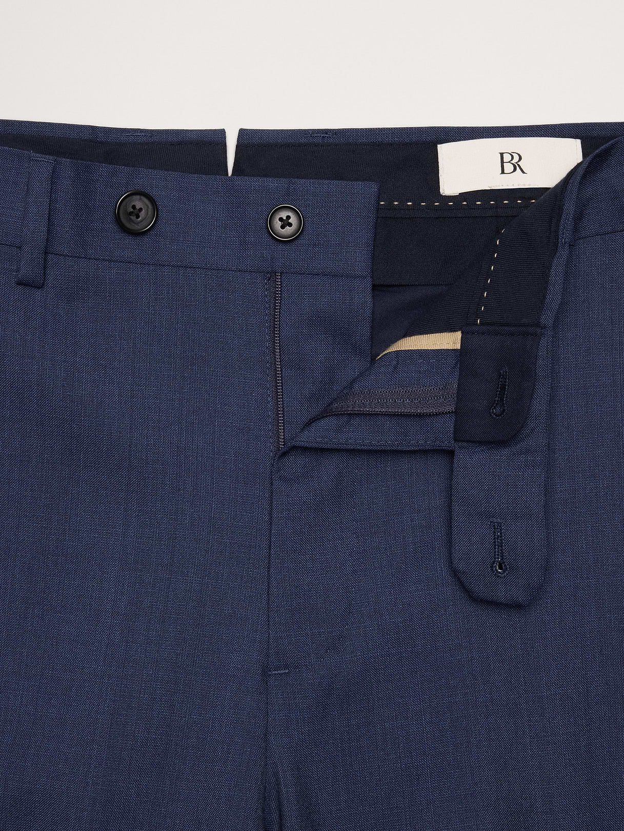 Signature Italian Rustico Suit Pant - Blue