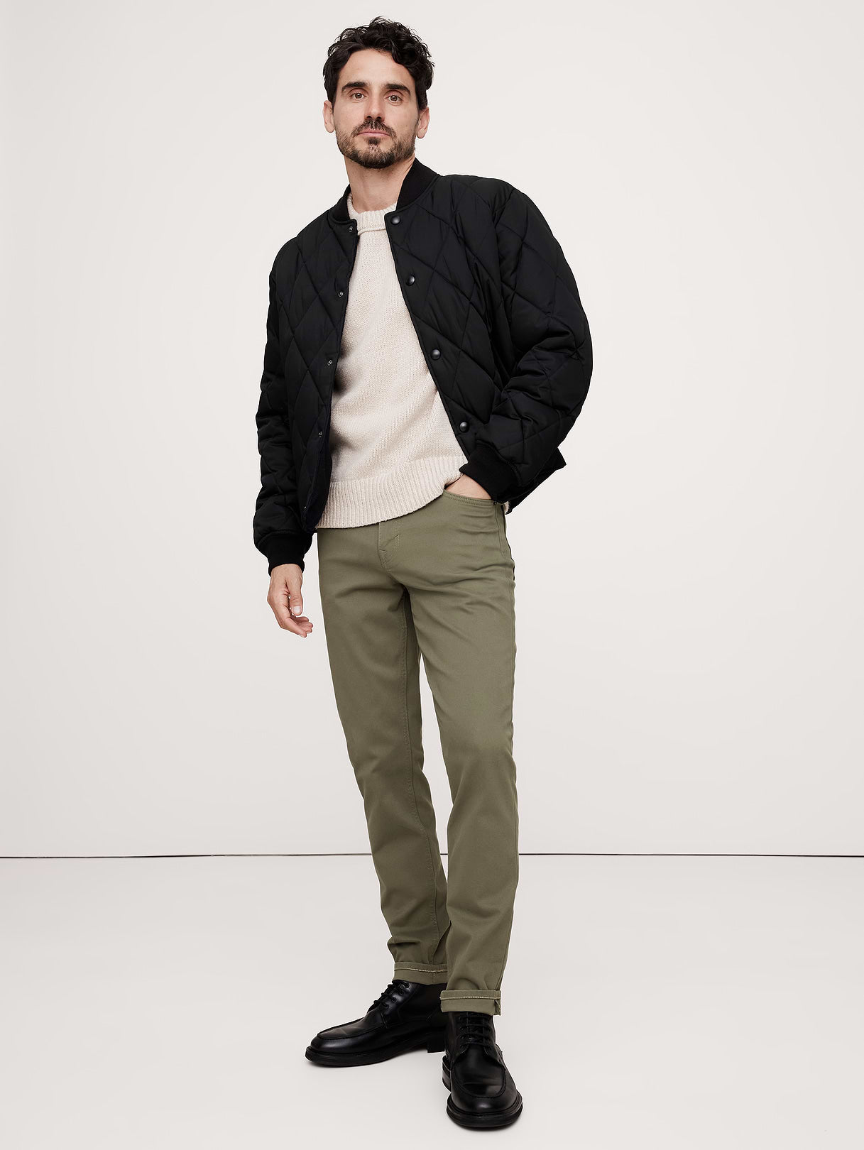 Skinny Traveler Pant 2.0 - Green Olive
