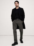 Straight Italian-Stretch Chino - Charcoal Gray