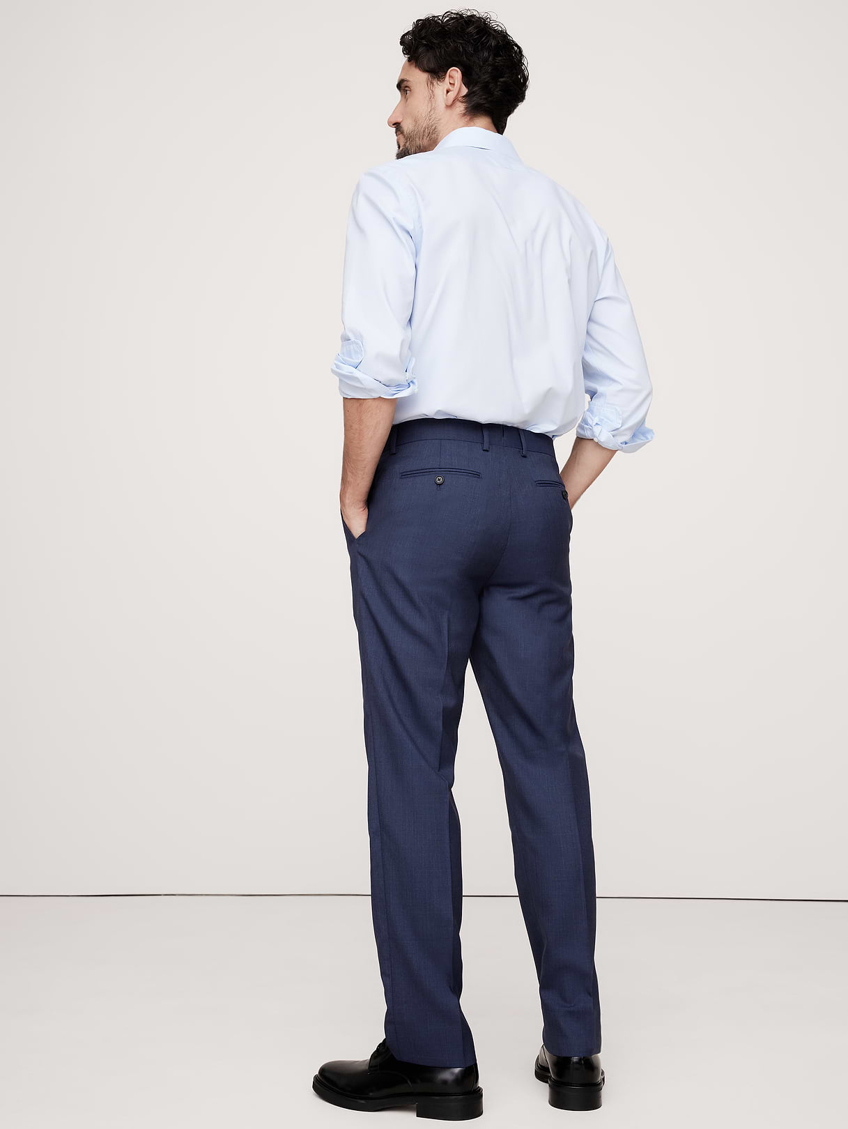 Signature Italian Rustico Suit Pant - Blue