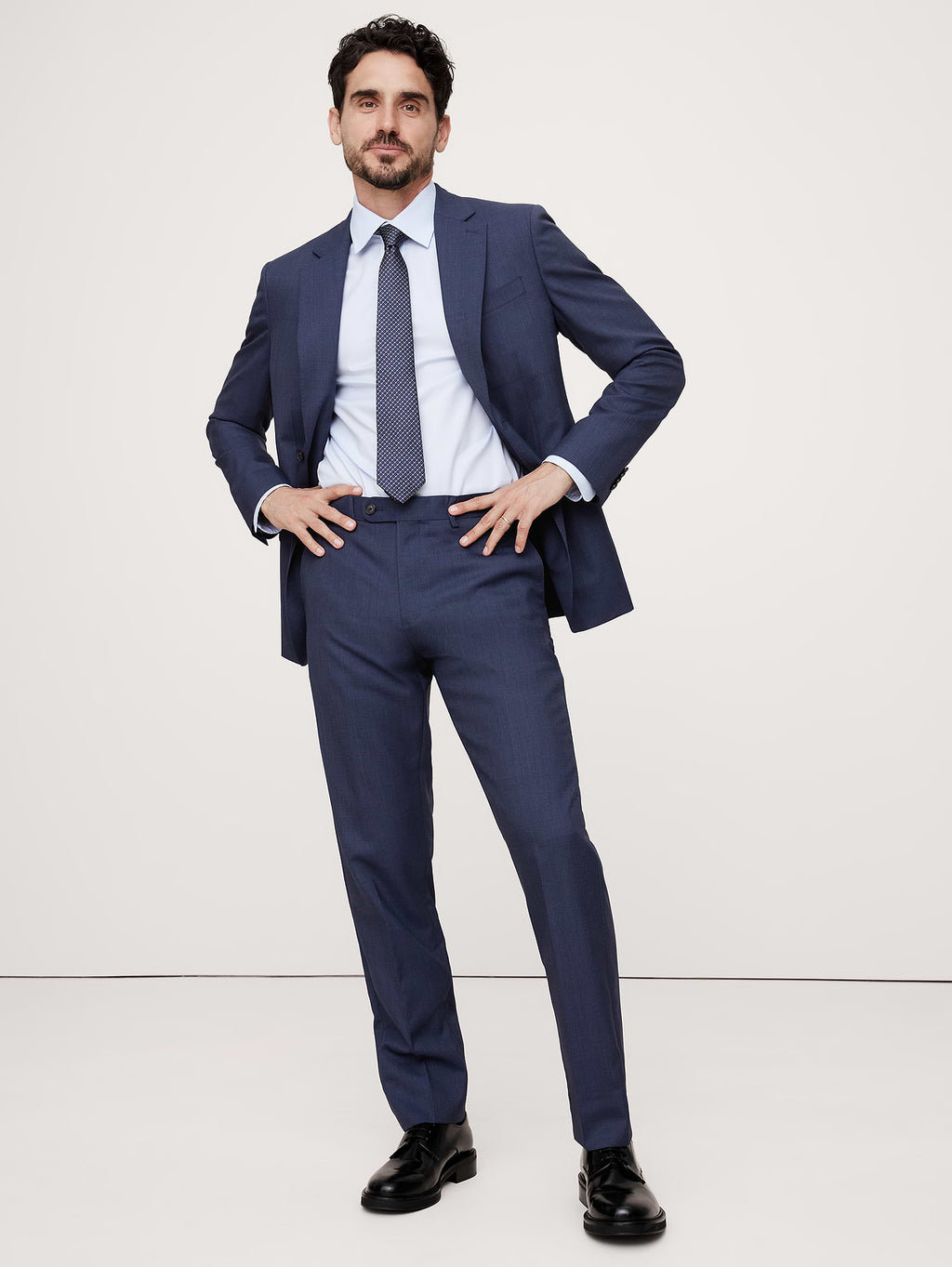 Signature Italian Rustico Suit Pant - Blue