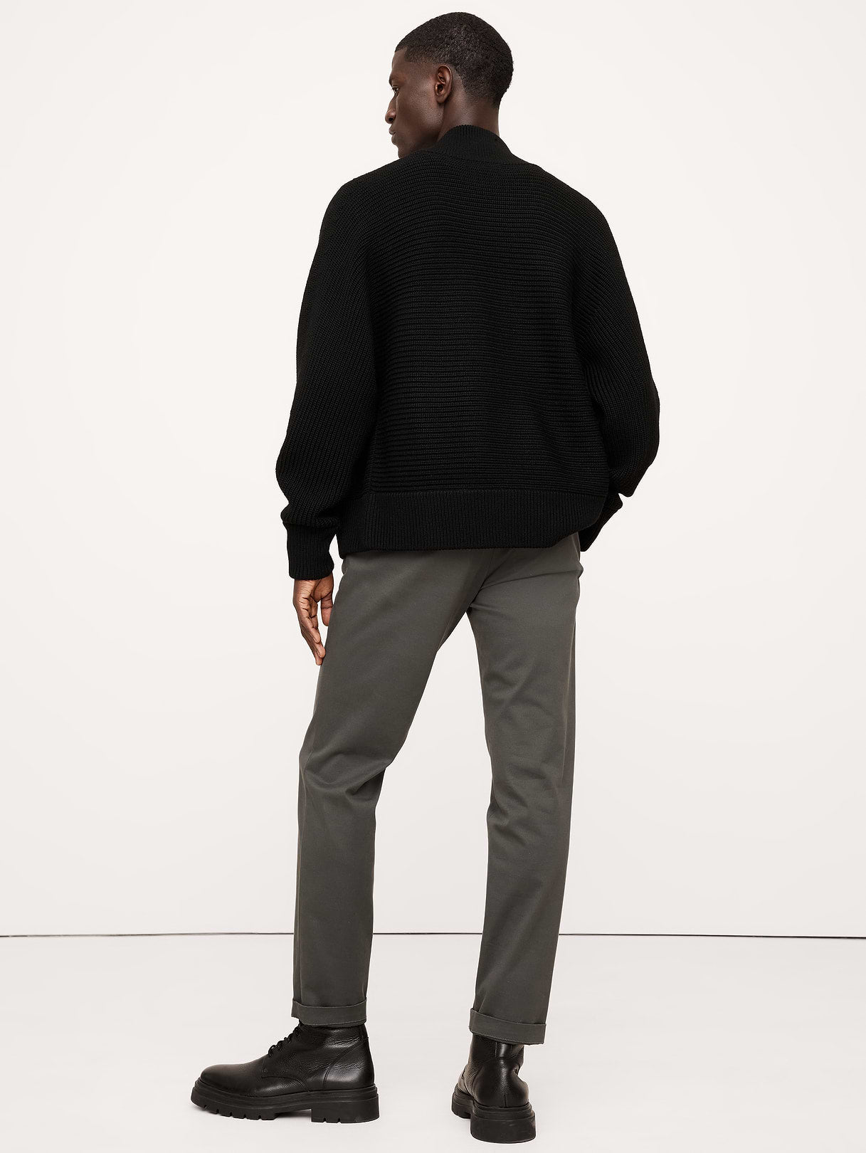 Slim Rapid Movement Chino - Anthracite Gray