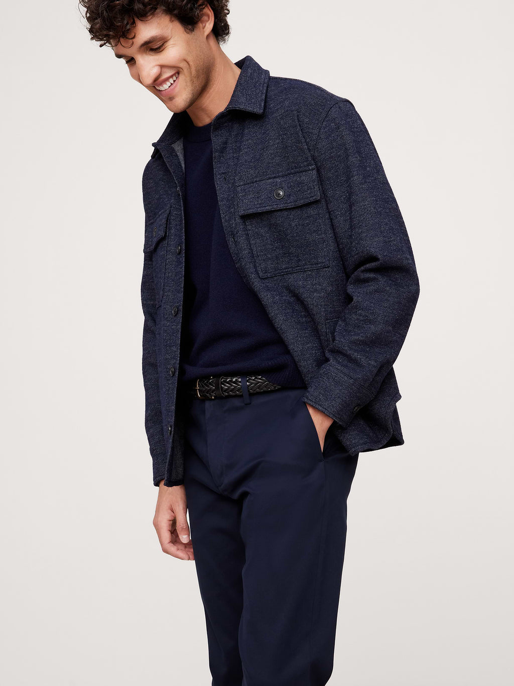 Athletic Rapid Movement Chino - Navy Blue