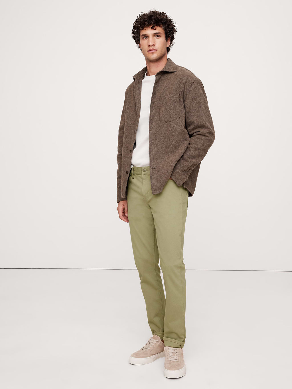 Skinny Traveler Pant 2.0 - Light Olive Green