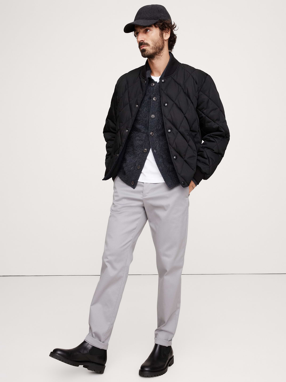 Athletic Rapid Movement Chino - Cliff Gray