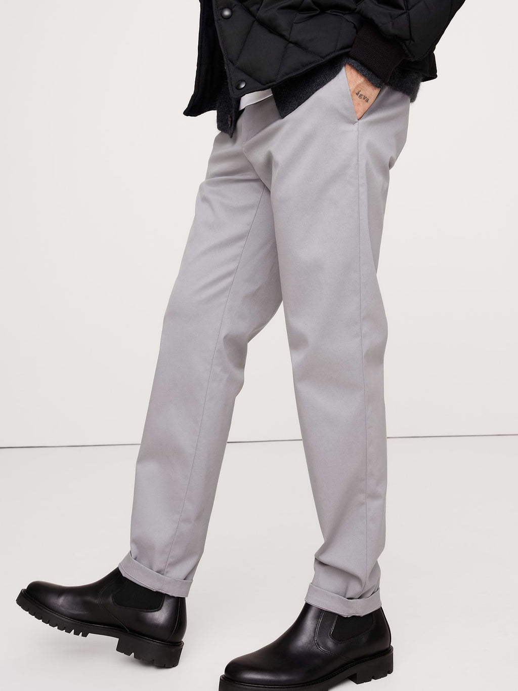 Athletic Rapid Movement Chino - Cliff Gray