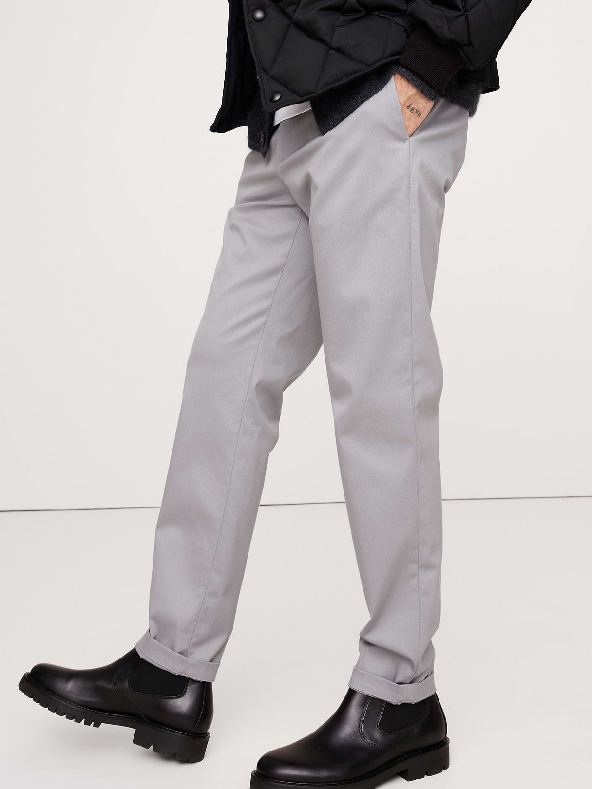Athletic Rapid Movement Chino - Cliff Gray