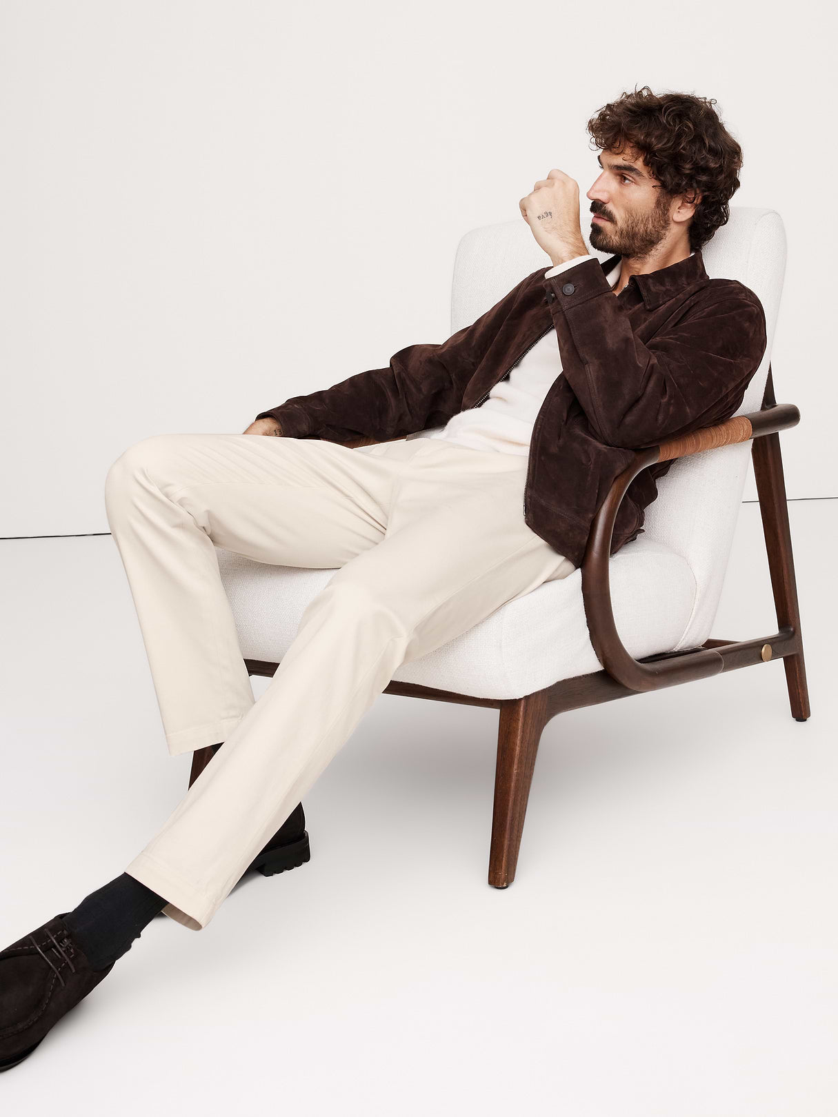 Slim Rapid Movement Chino - Canvas Off-White