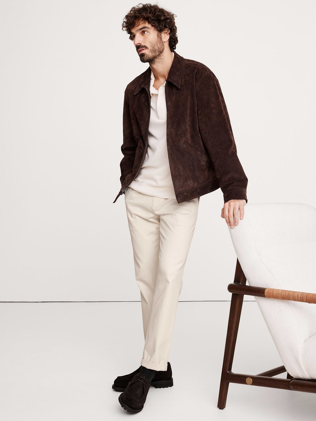 Slim Rapid Movement Chino - Canvas Off-White