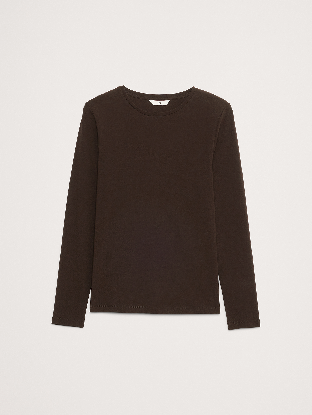 Refined Crew-Neck T-Shirt - Chocolate Ganache Brown
