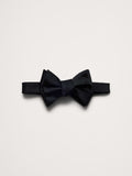 Signature Silk Bow Tie - Black