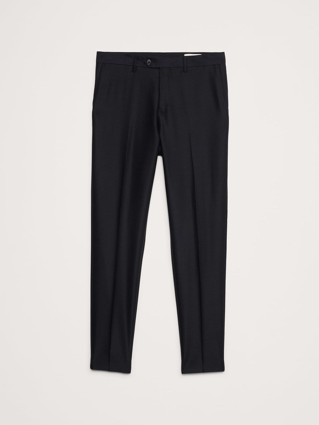 Signature Italian Hopsack Suit Pant - Navy Blue