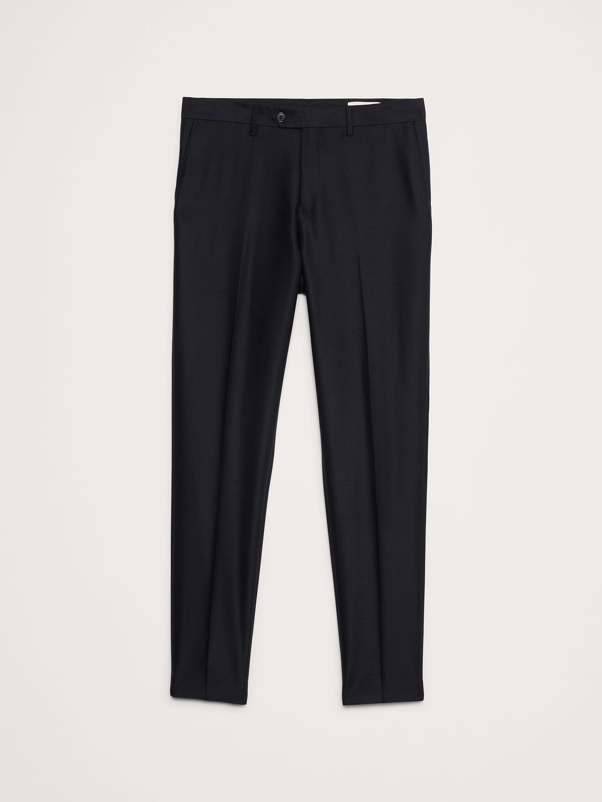Signature Italian Hopsack Suit Pant - Navy Blue
