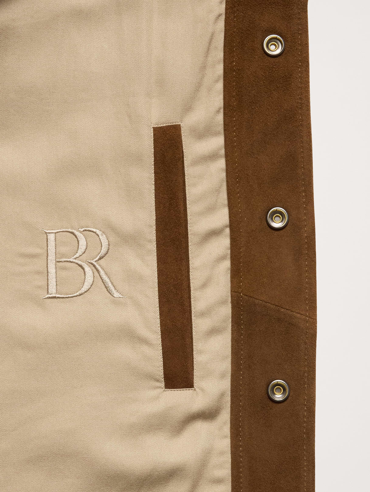 Suede Trucker Jacket - Dark Brown