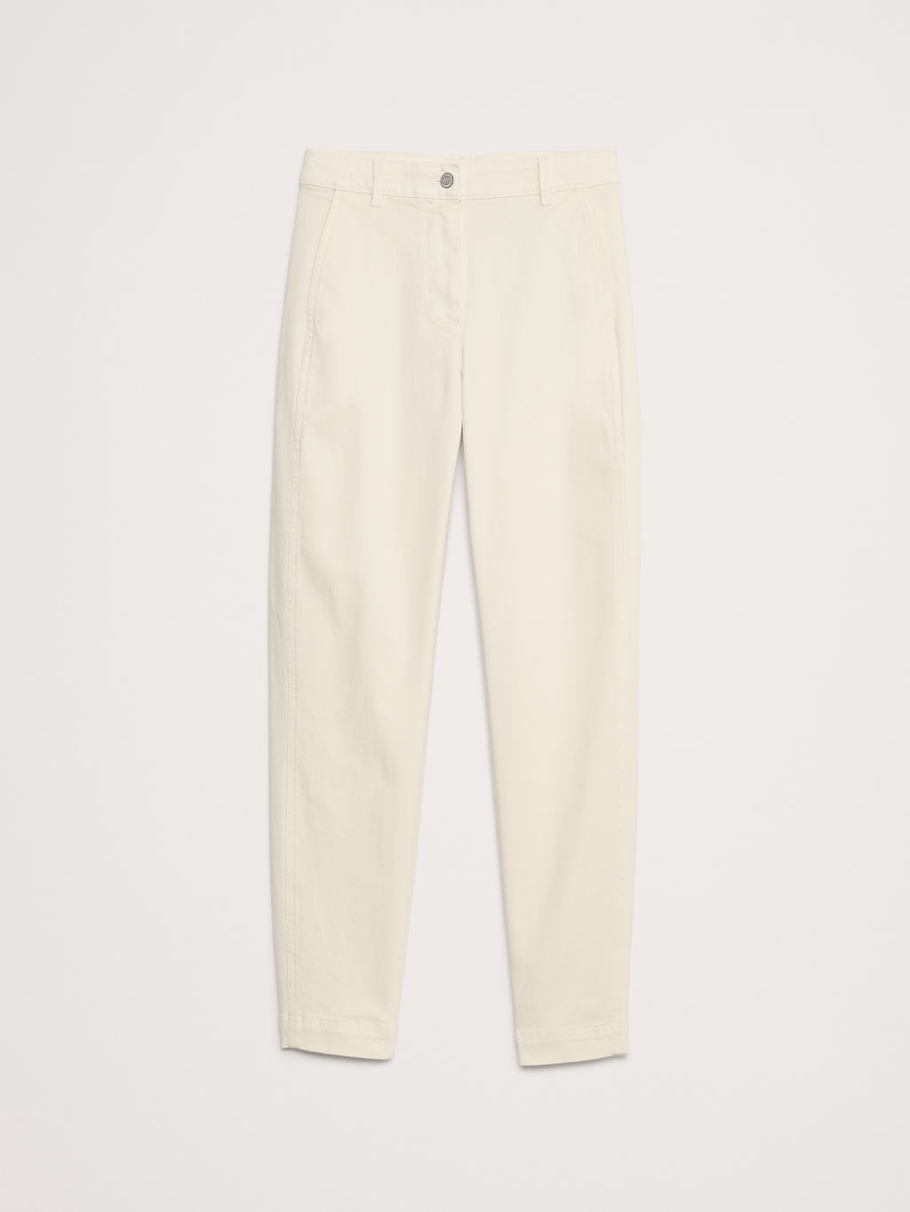The Weekender Slim Barrel Pant - Ecru