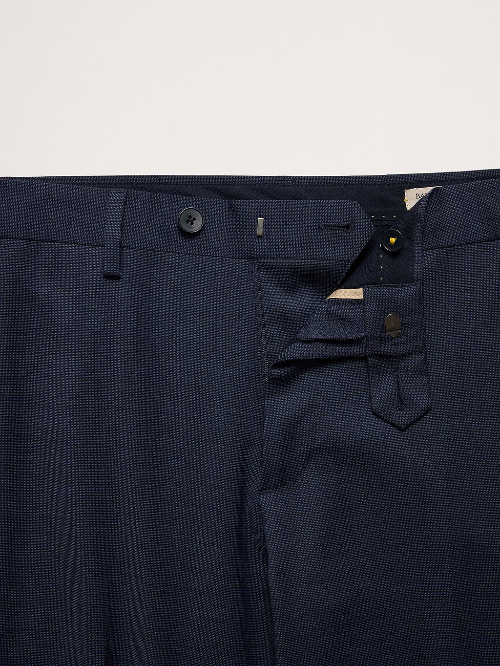 Signature Italian Nailhead Suit Pant - Blue
