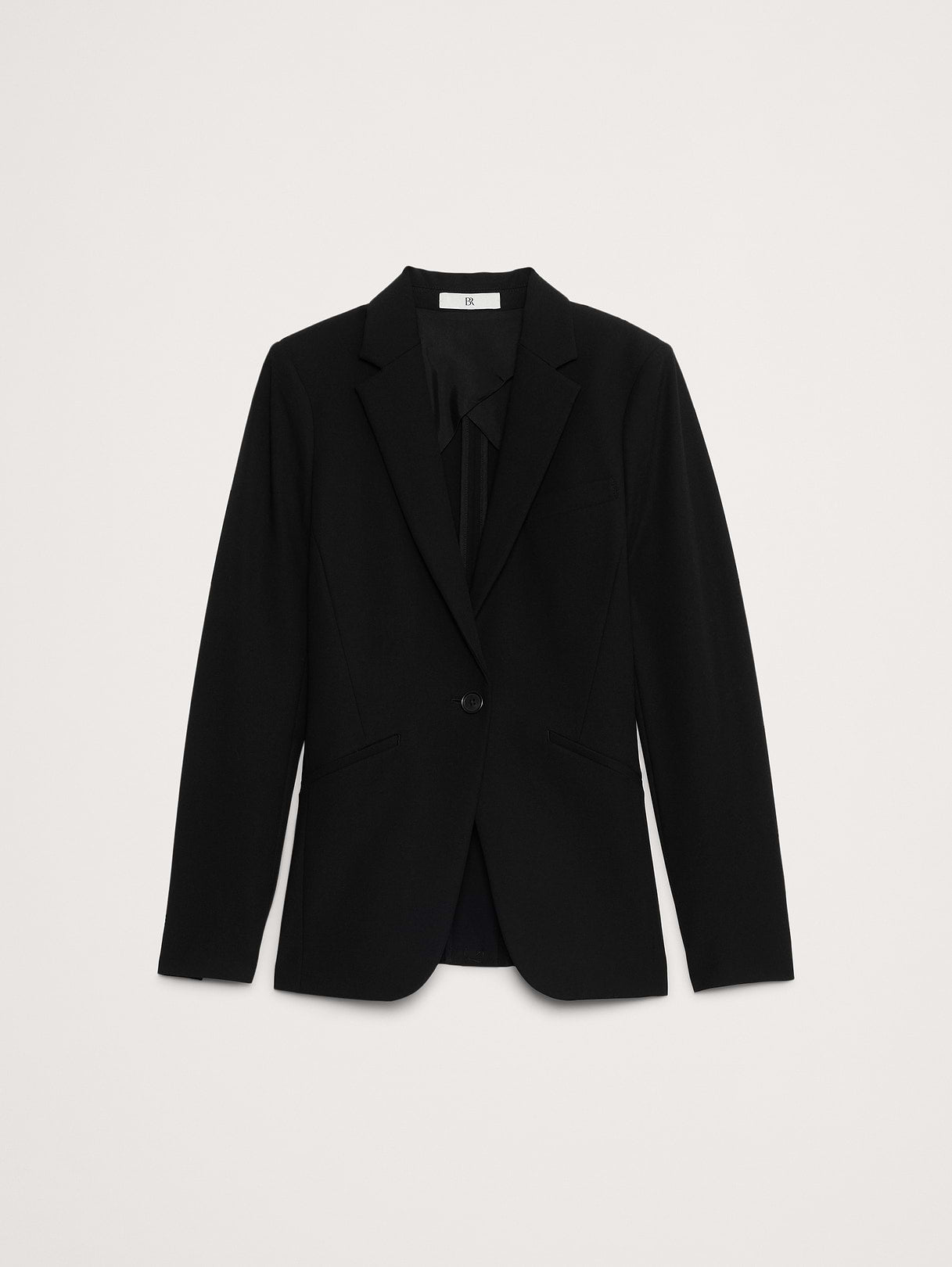 Slim Refined Blazer - Black
