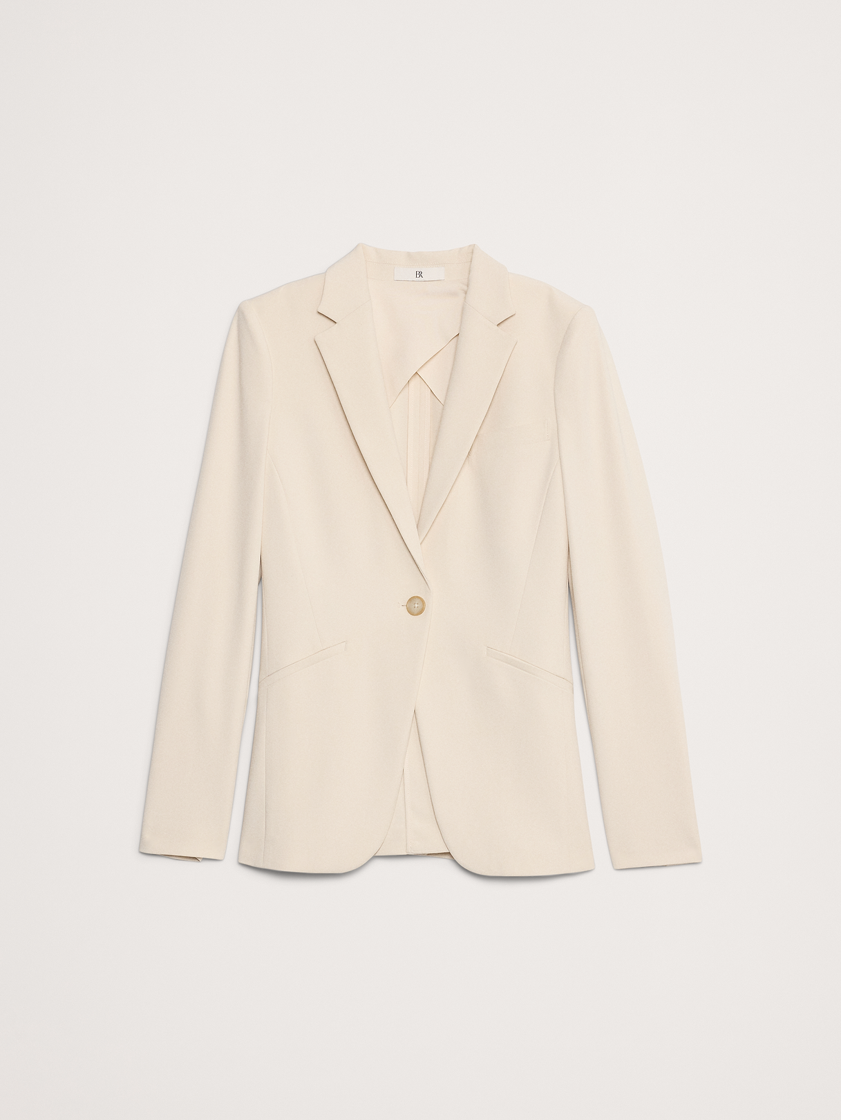 Slim Refined Blazer - Cream White