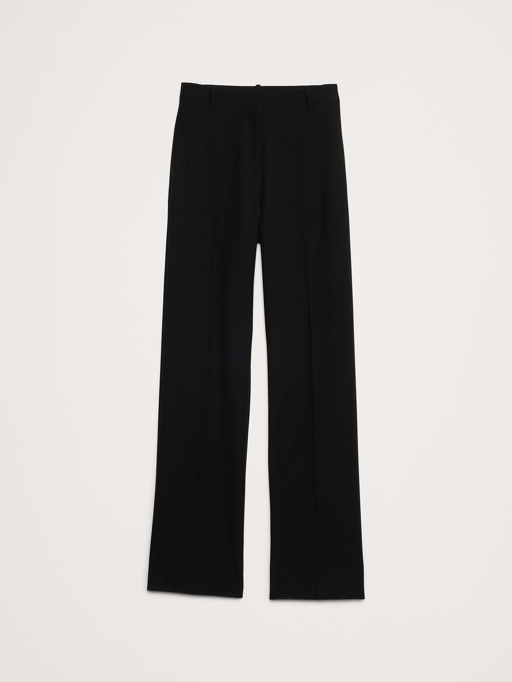 Ultra High-Rise Modern Straight City Stretch Pant - Black