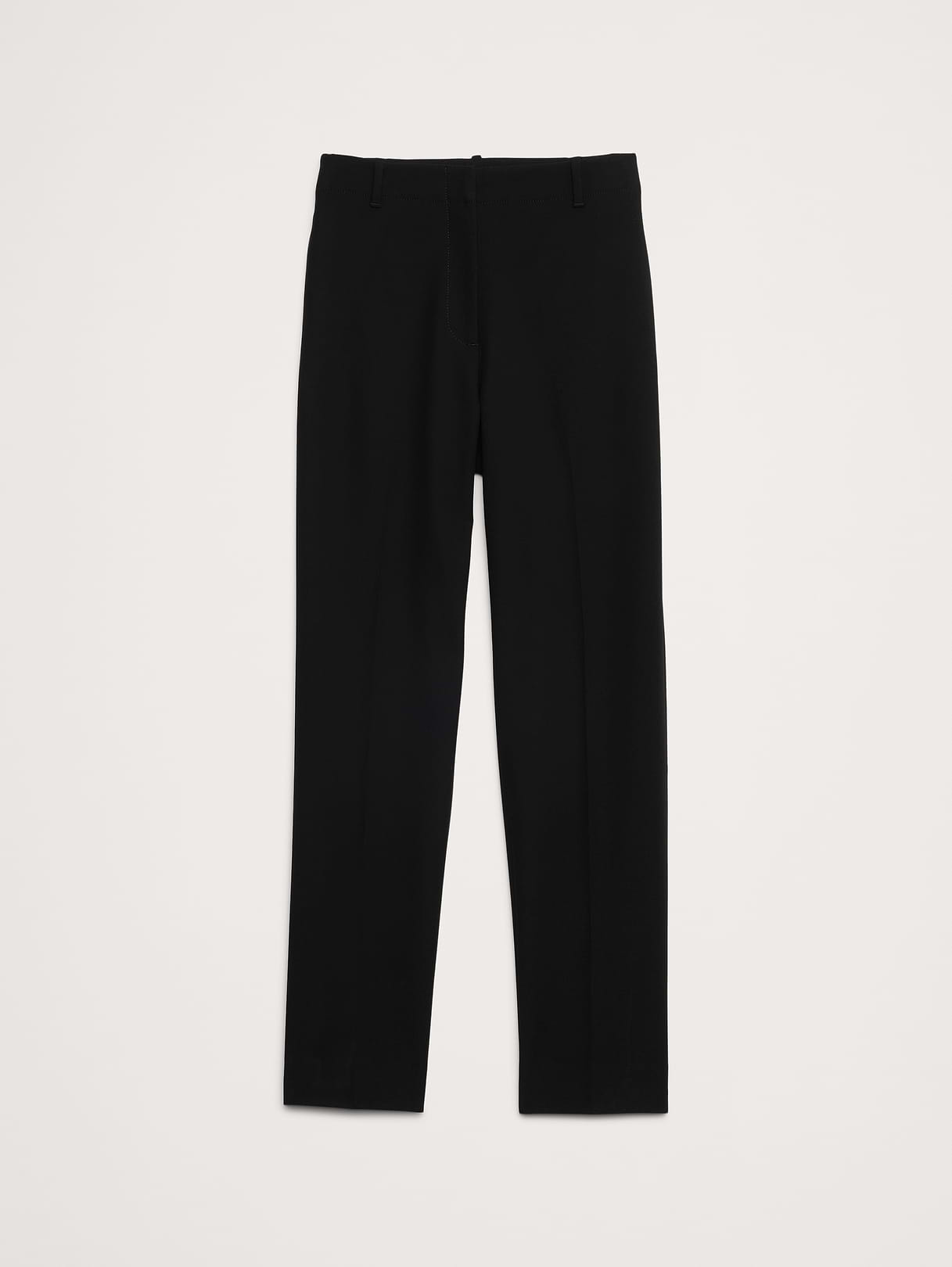 Ultra High-Rise Modern Slim City Stretch Ankle Pant - Black