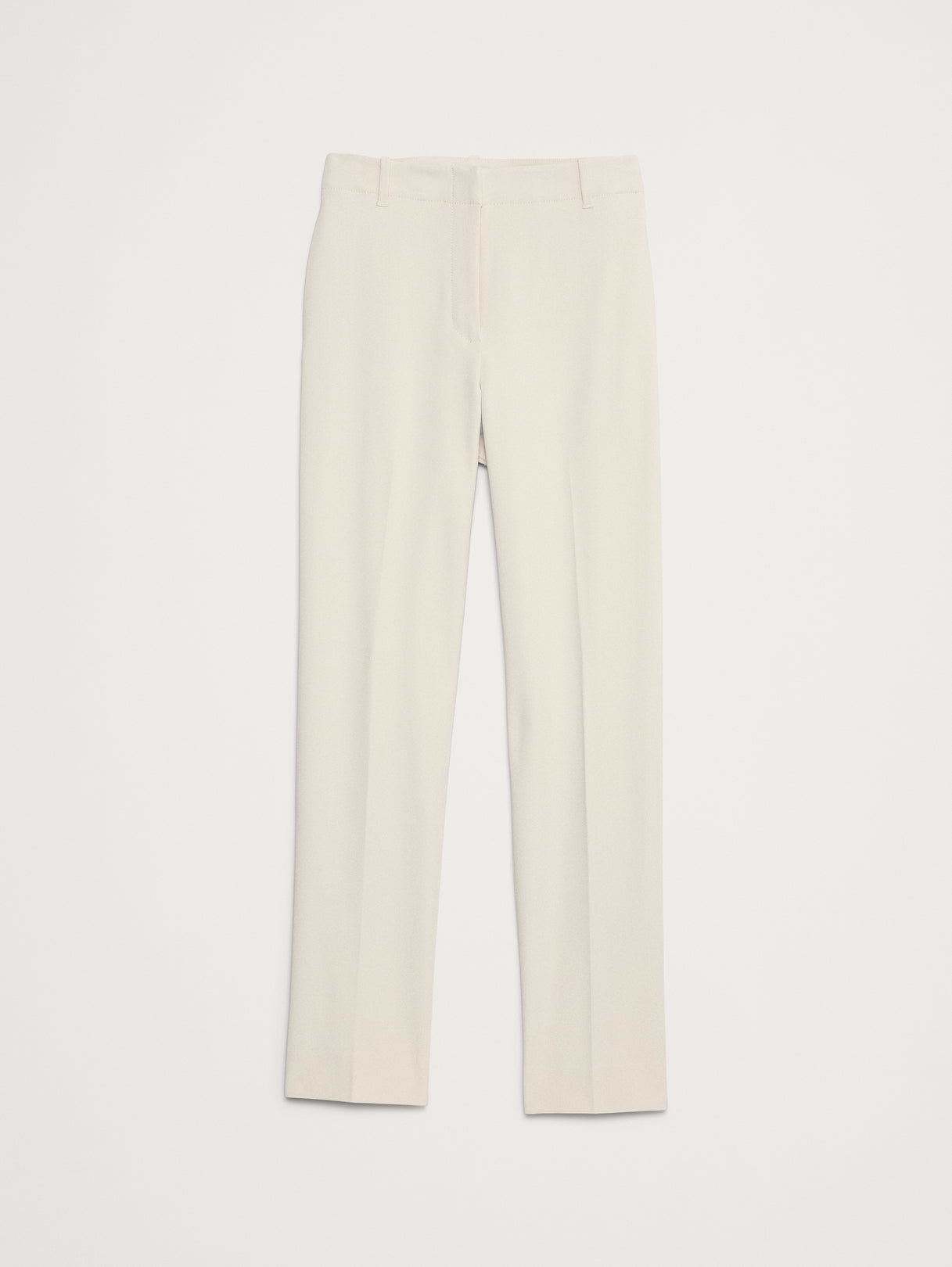 Ultra High-Rise Modern Slim City Stretch Ankle Pant - Cream White
