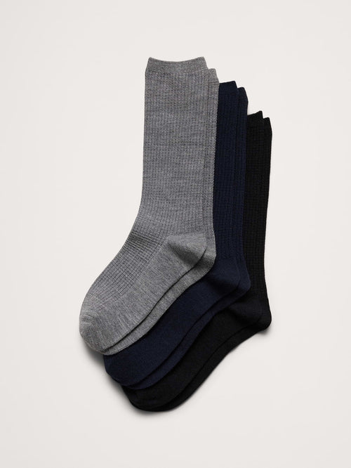 Breathe Merino Sock 3-Pack - Neutral Multi