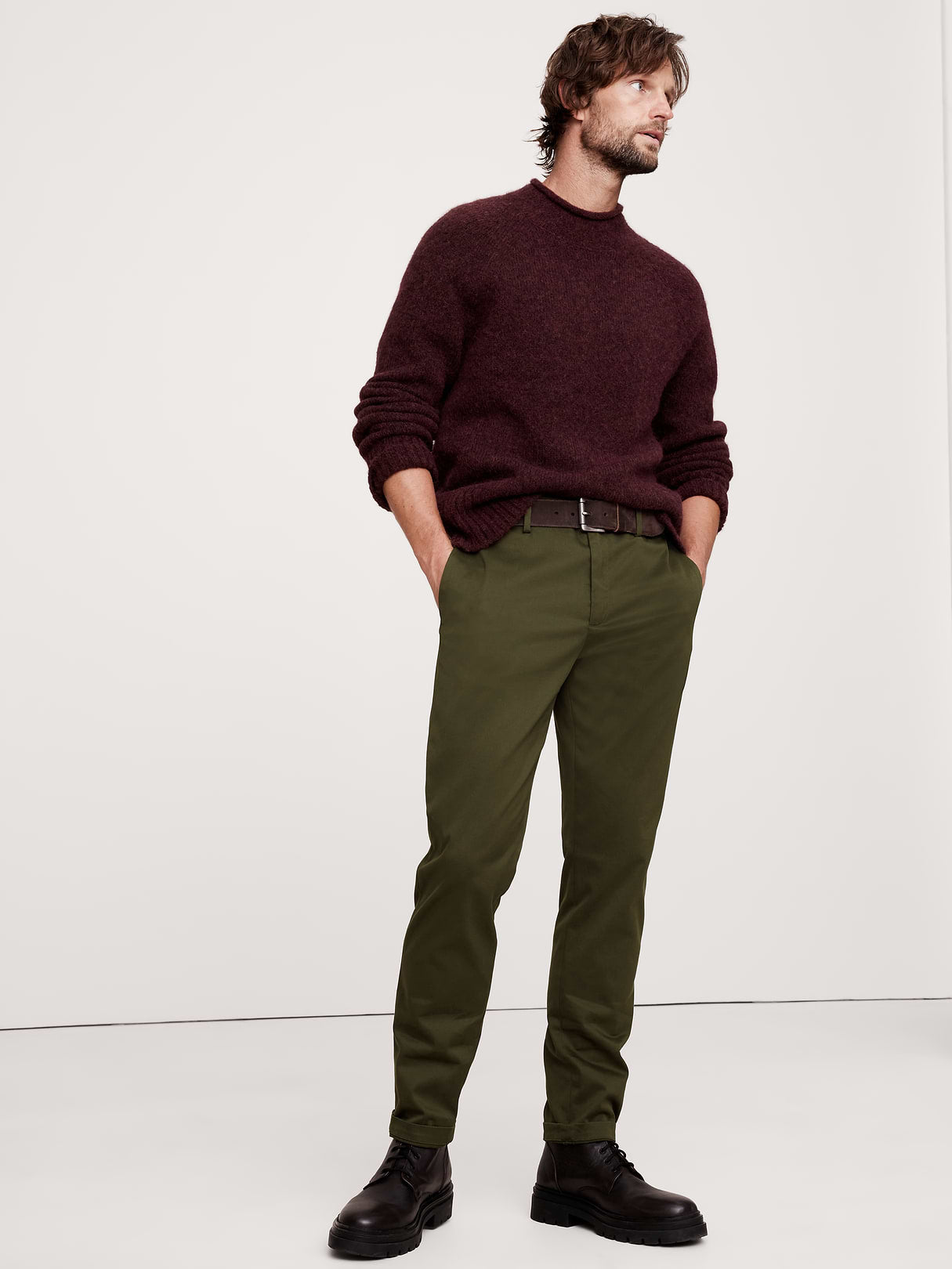 Athletic Rapid Movement Chino - Waimea Olive Green