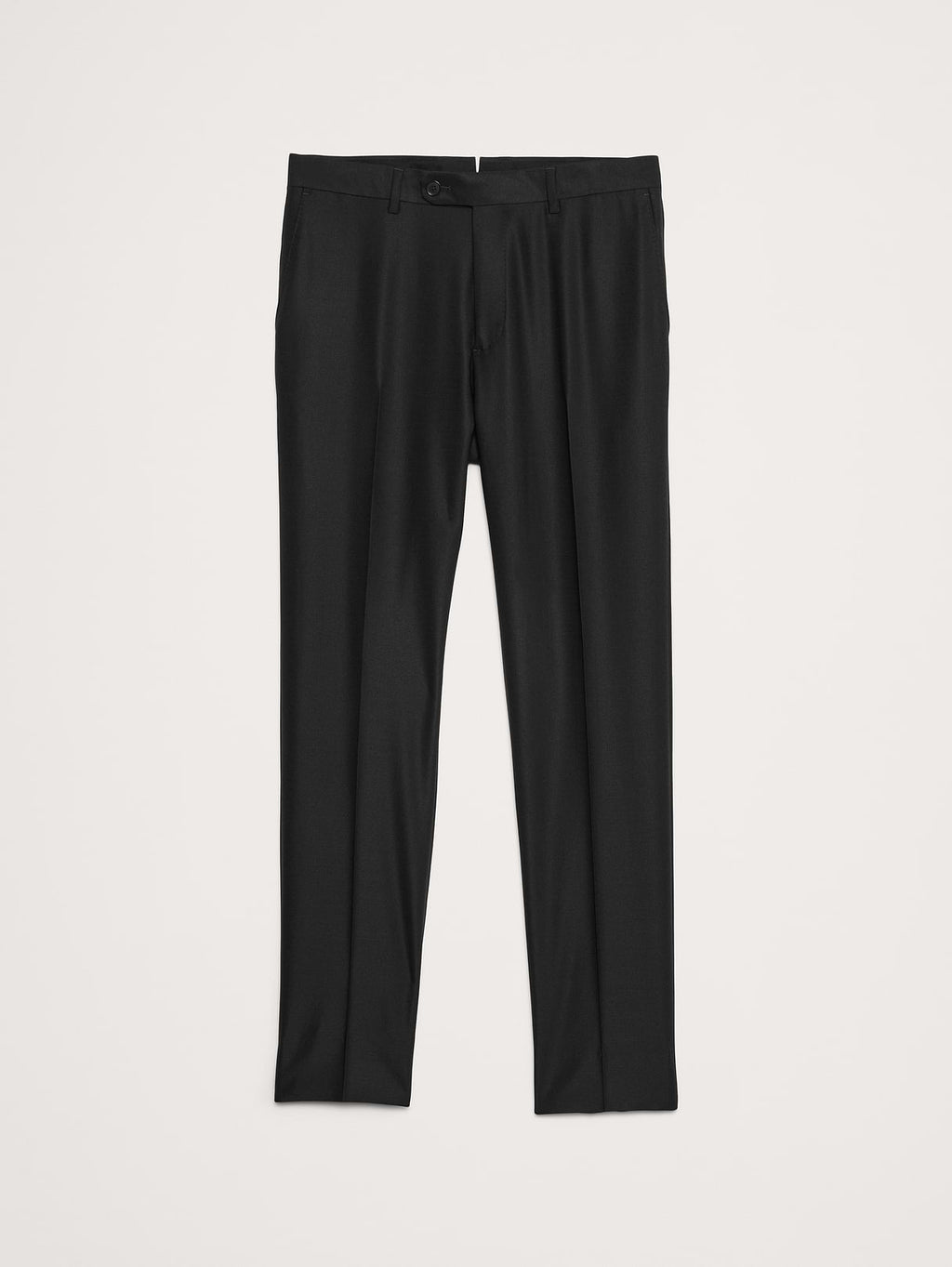 Signature Italian Hopsack Suit Pant - Black