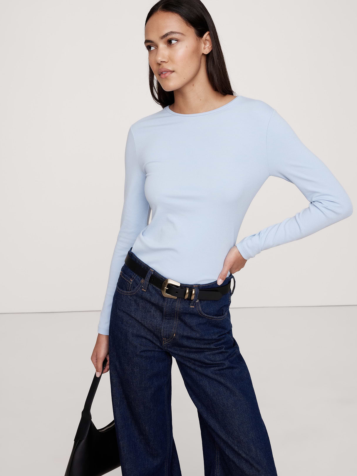 Refined Crew-Neck T-Shirt - Skating Rink Blue