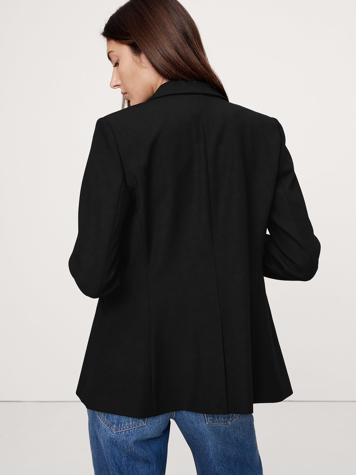 Slim Refined Blazer - Black