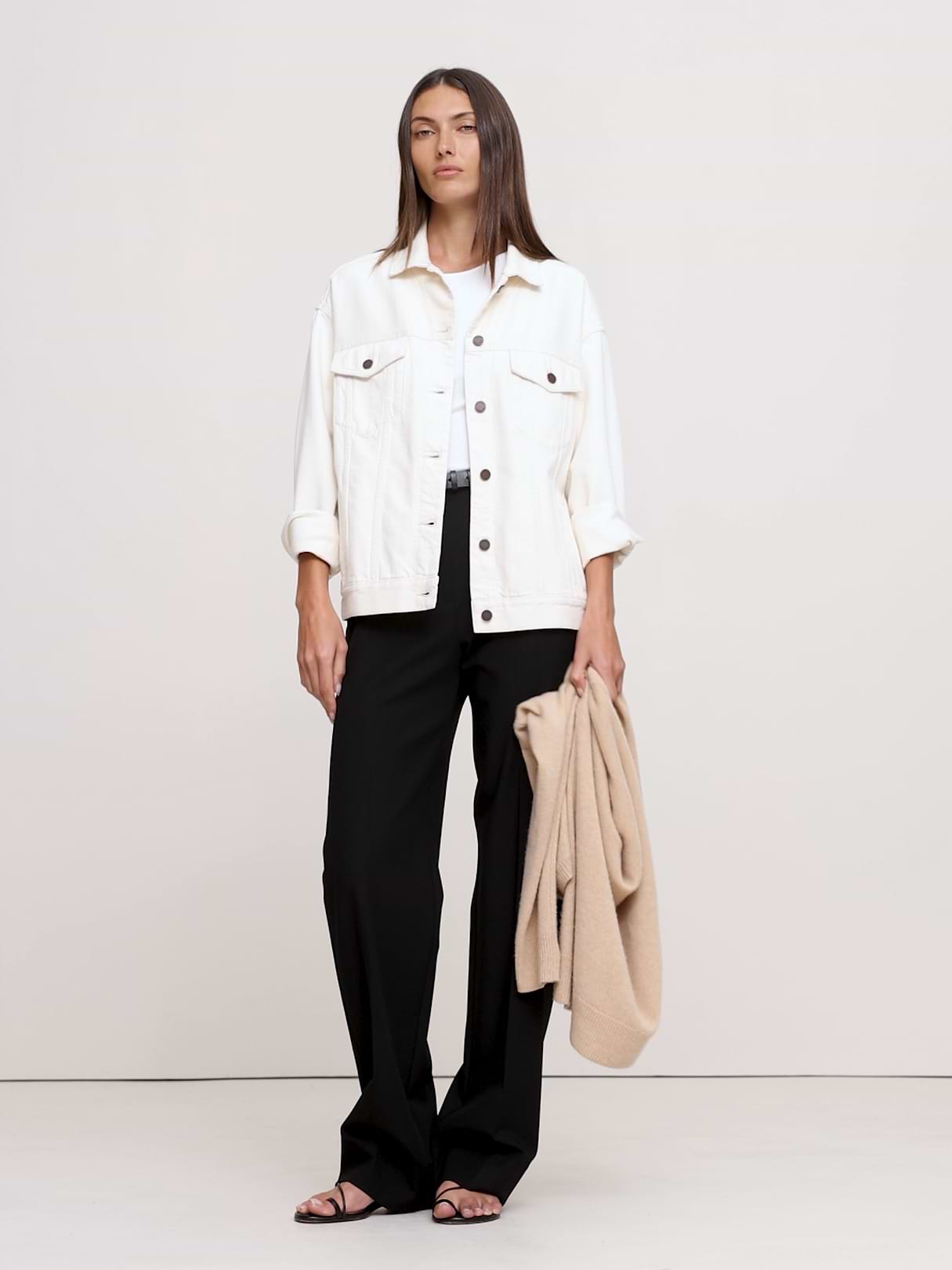 Ultra High-Rise Modern Straight City Stretch Pant - Black
