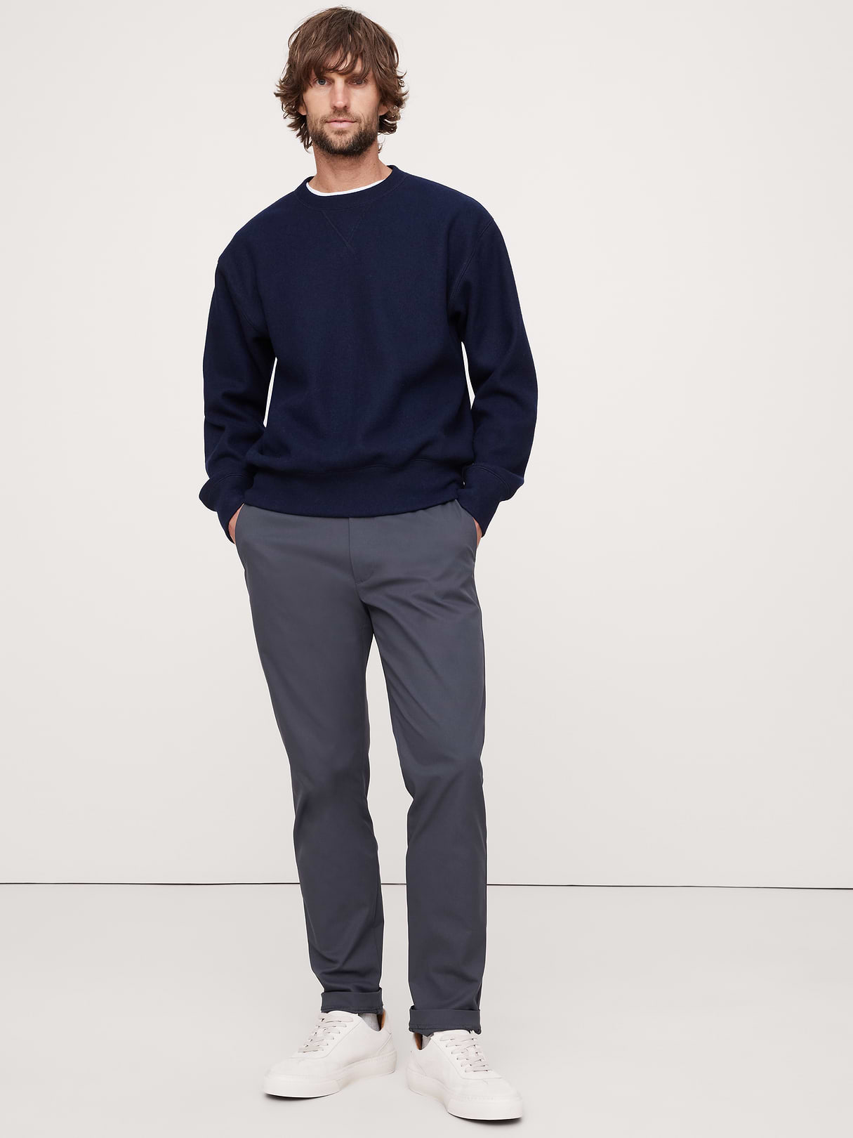 Athletic Slim Performance Pant - Slate Navy Blue