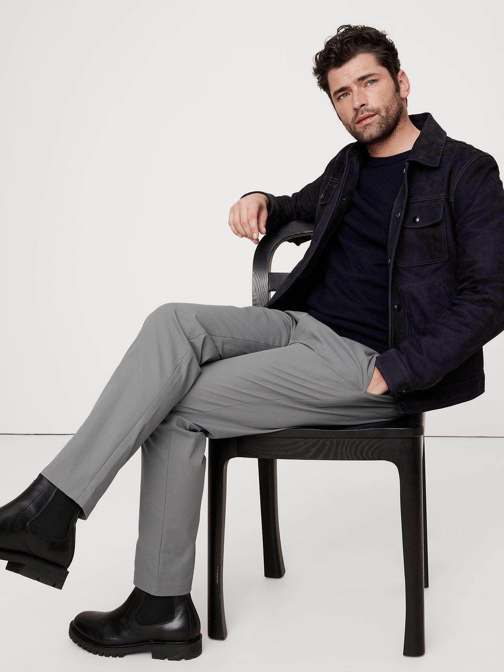 Athletic Slim Performance Pant - Gray