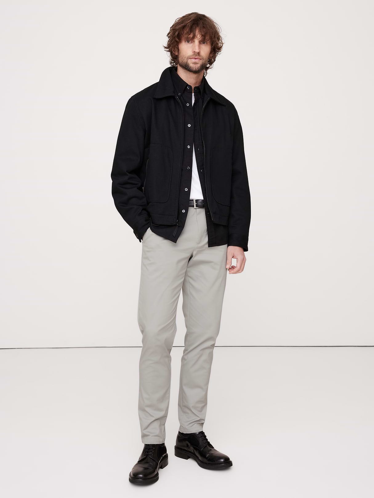 Slim Core Temp Pant - Light Gray