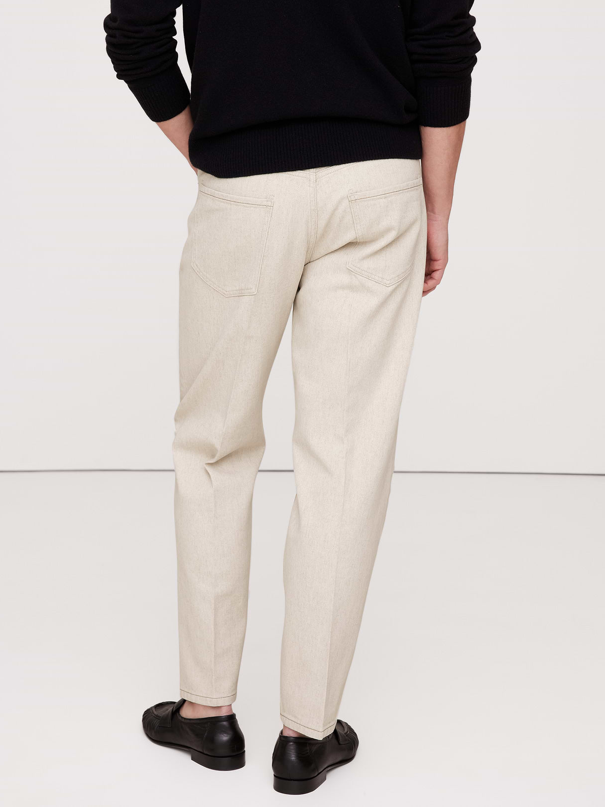 Vintage Straight Tailored Jean - Sea Salt