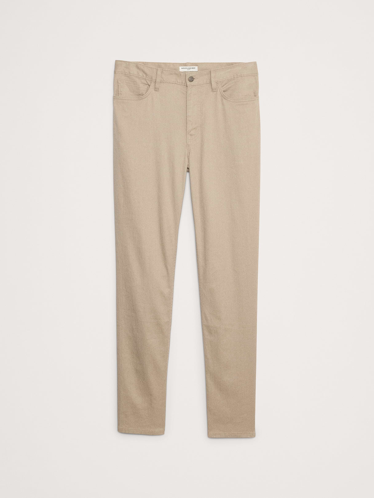 Slim Linen-Cotton Traveler Pant - Khaki Beige