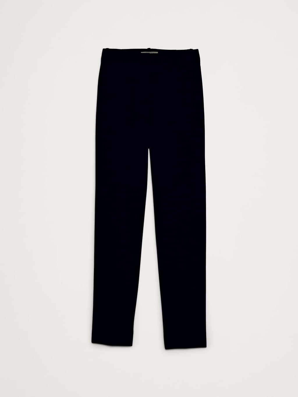 Ultra High-Rise Modern Slim Italian Lightweight Wool Ankle Pant - Navy Blue