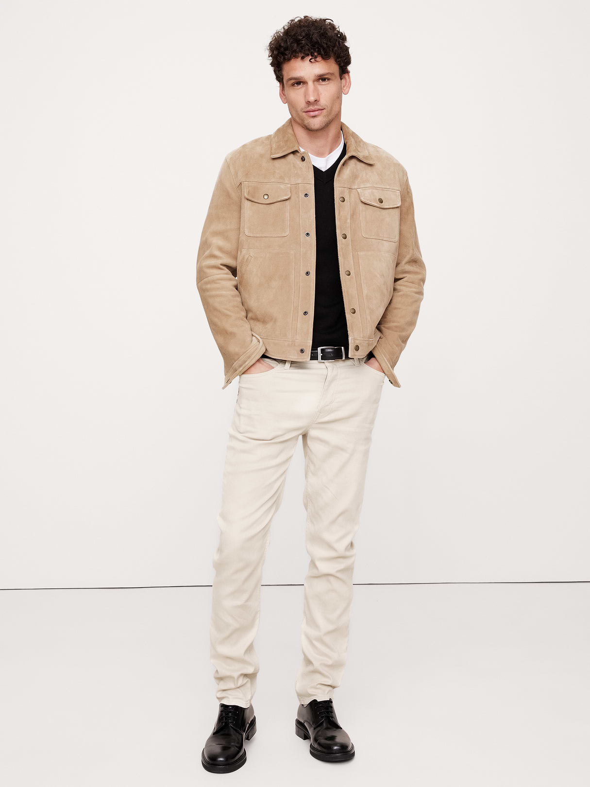 Slim Linen-Cotton Traveler Pant - Light Khaki