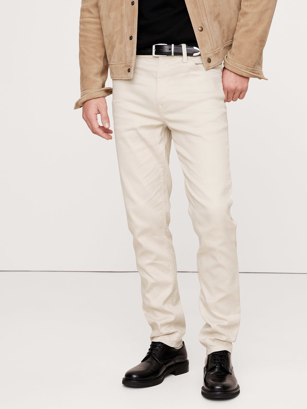 Slim Linen-Cotton Traveler Pant - Light Khaki