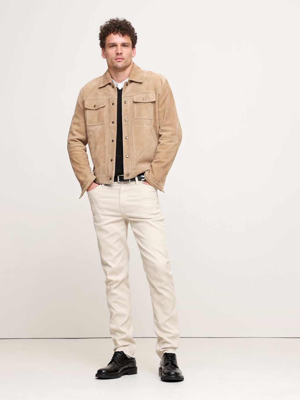 Slim Linen-Cotton Traveler Pant - Light Khaki