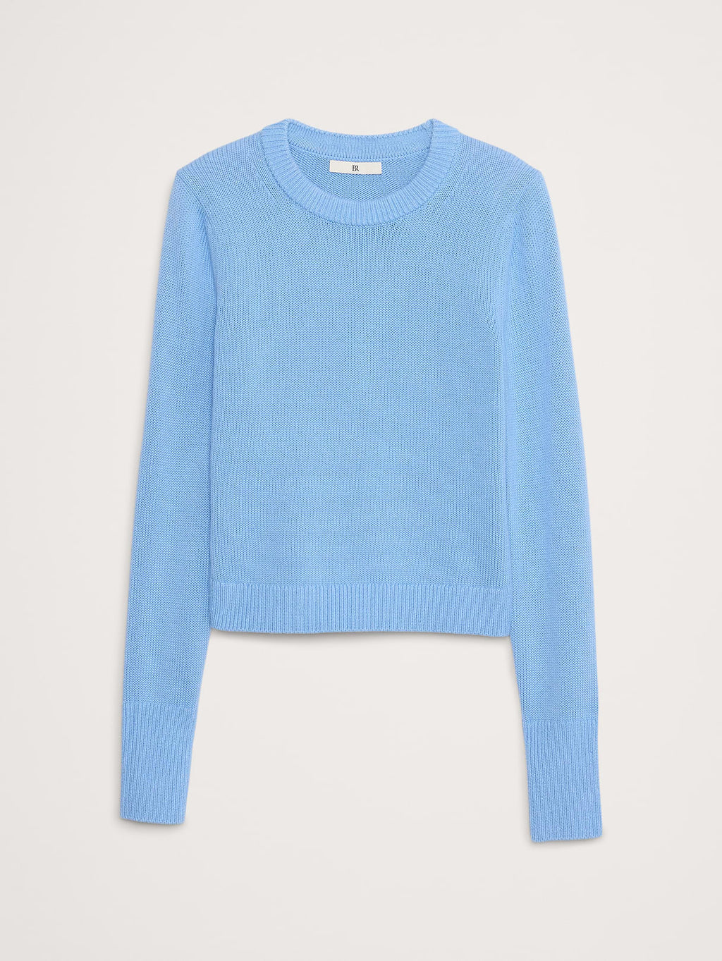 Larkspur Cotton-Silk Shrunken Sweater - High Dive Blue