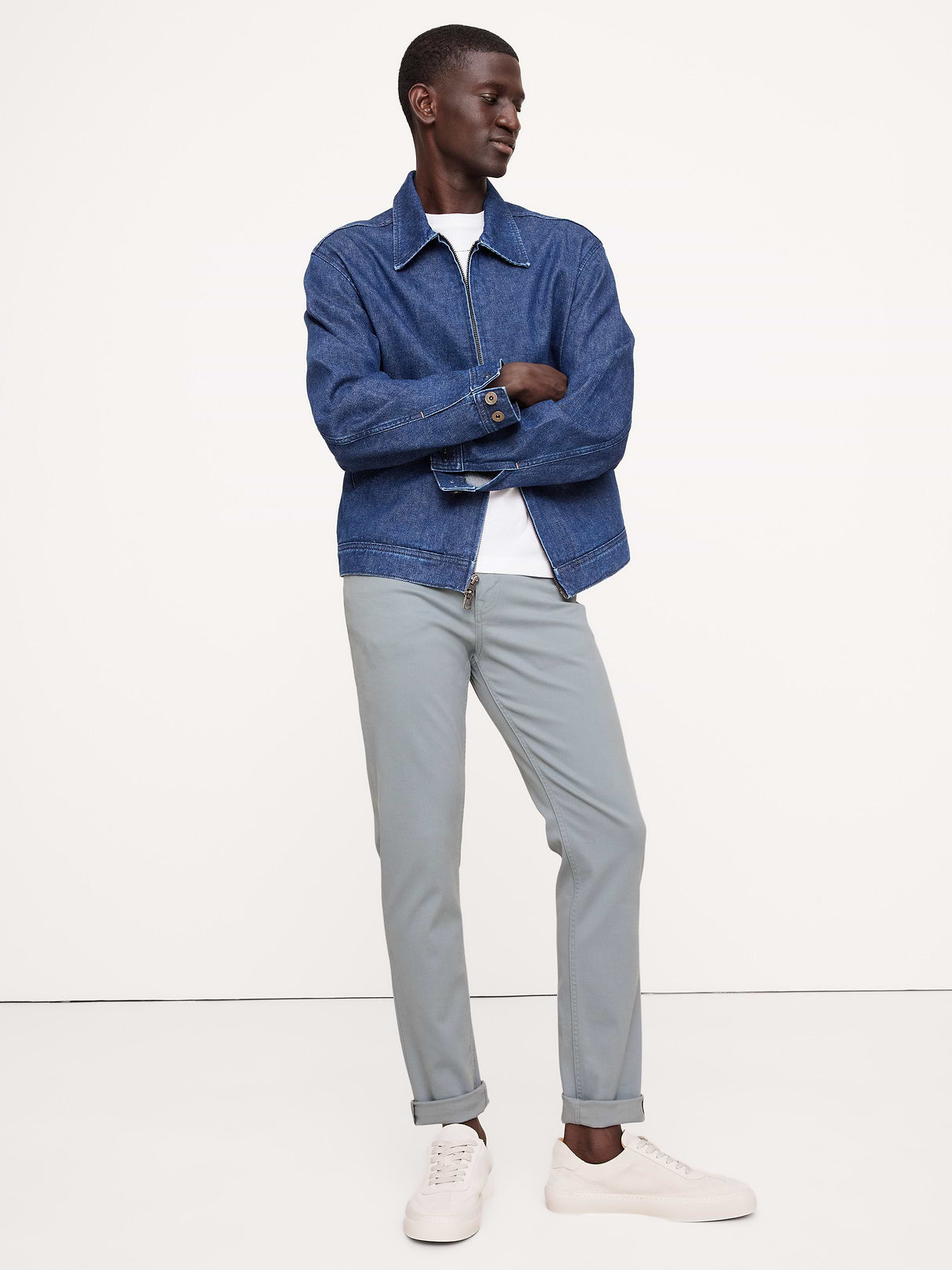 Skinny Traveler Pant 2.0 - Blue Gray