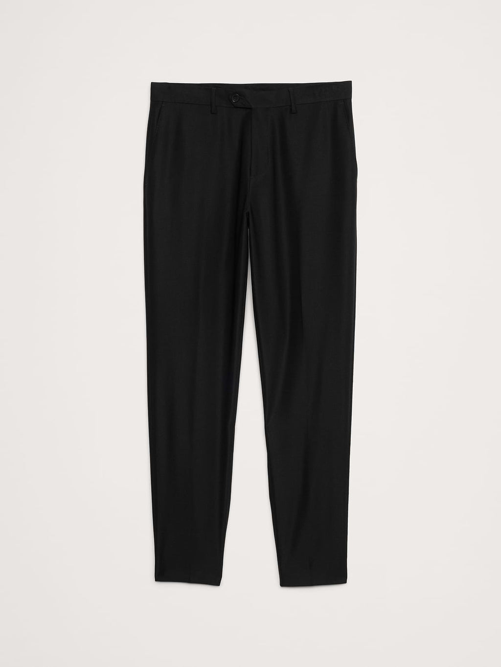 Signature Italian Hopsack Suit Pant - Black