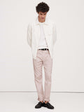 Athletic Slim Linen-Cotton Chino - Faded Pink