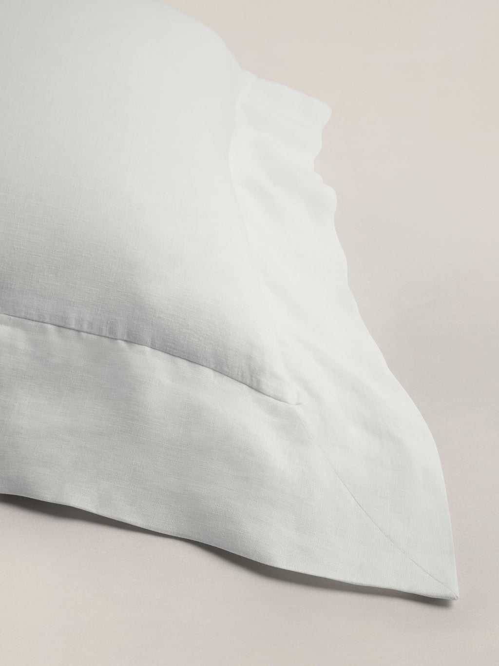 Fine Linen Sham Set - White