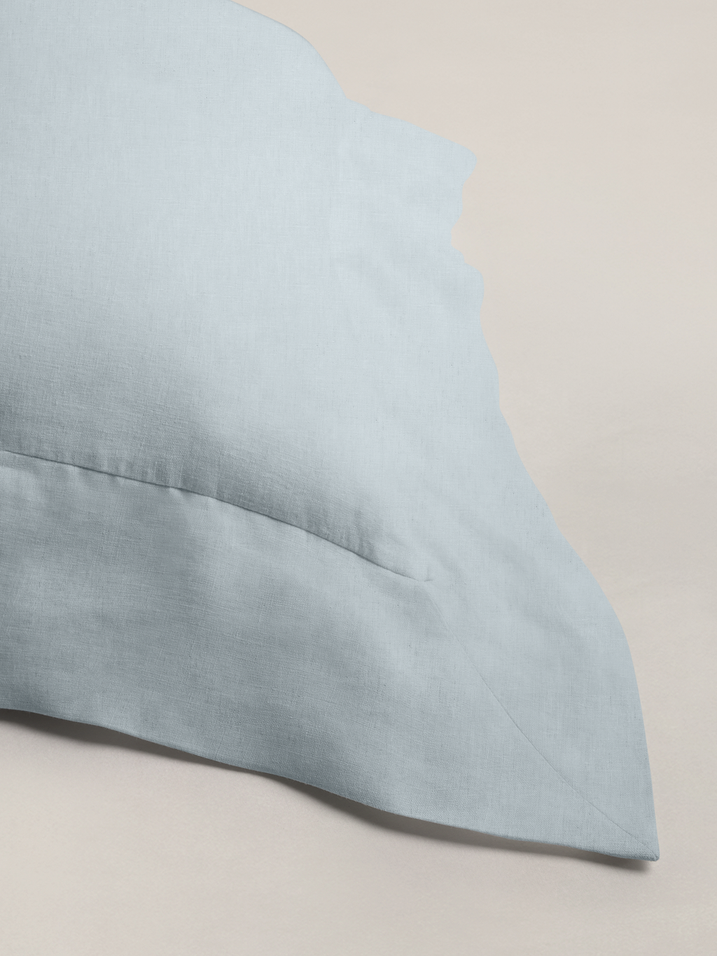 Fine Linen Sham Set - Sky Blue