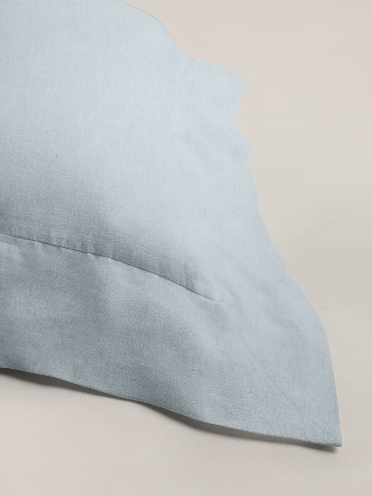 Fine Linen Sham Set - Sky Blue